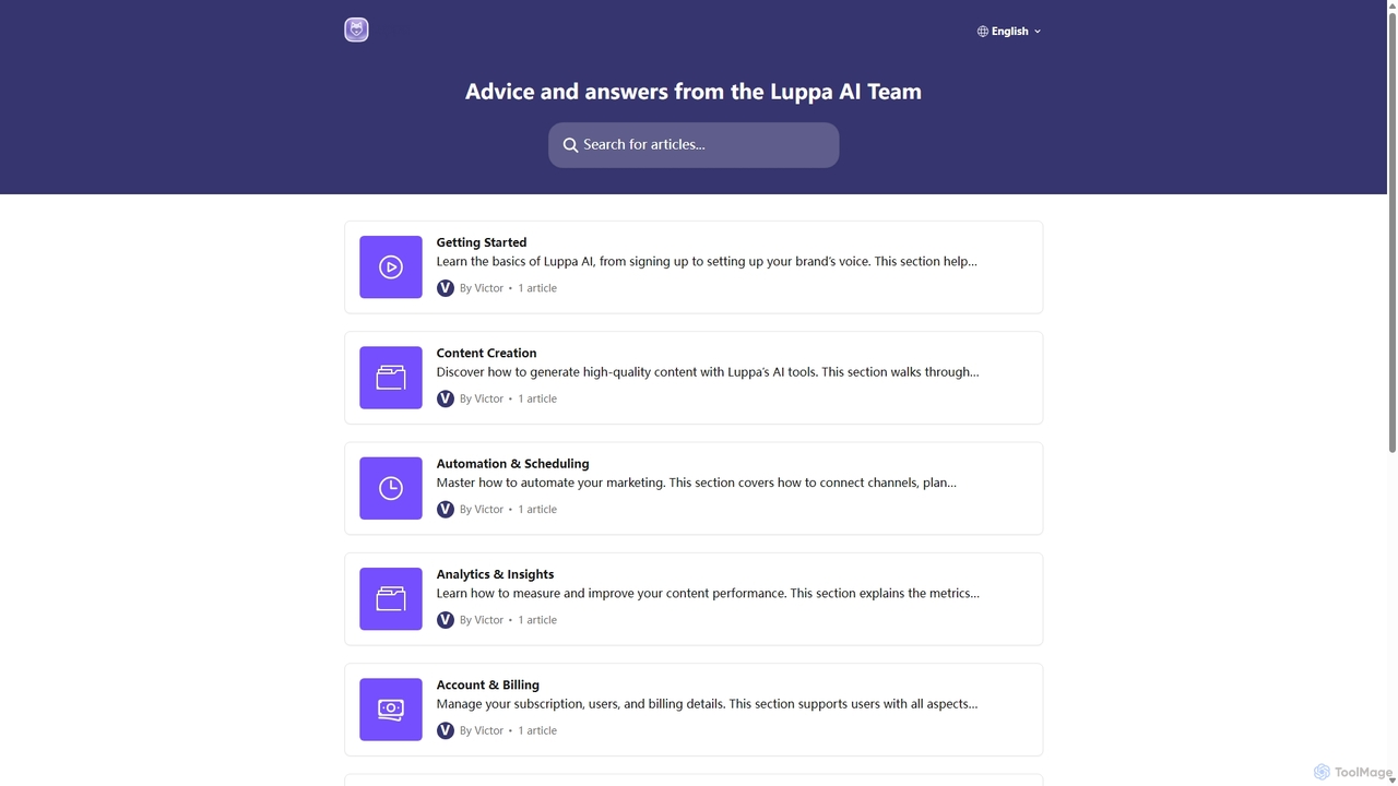 Luppa AI Help Center for Luppa AI