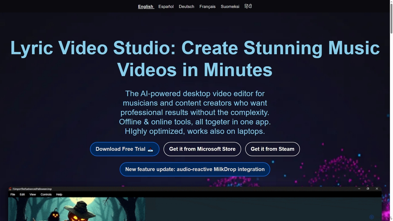 Lyric Video Studio