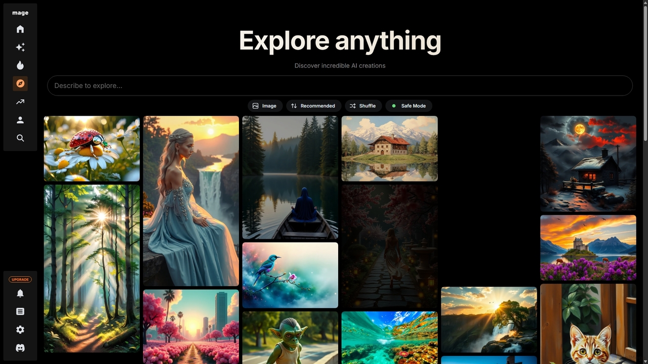 Explore AI Creations | Mage for Mage
