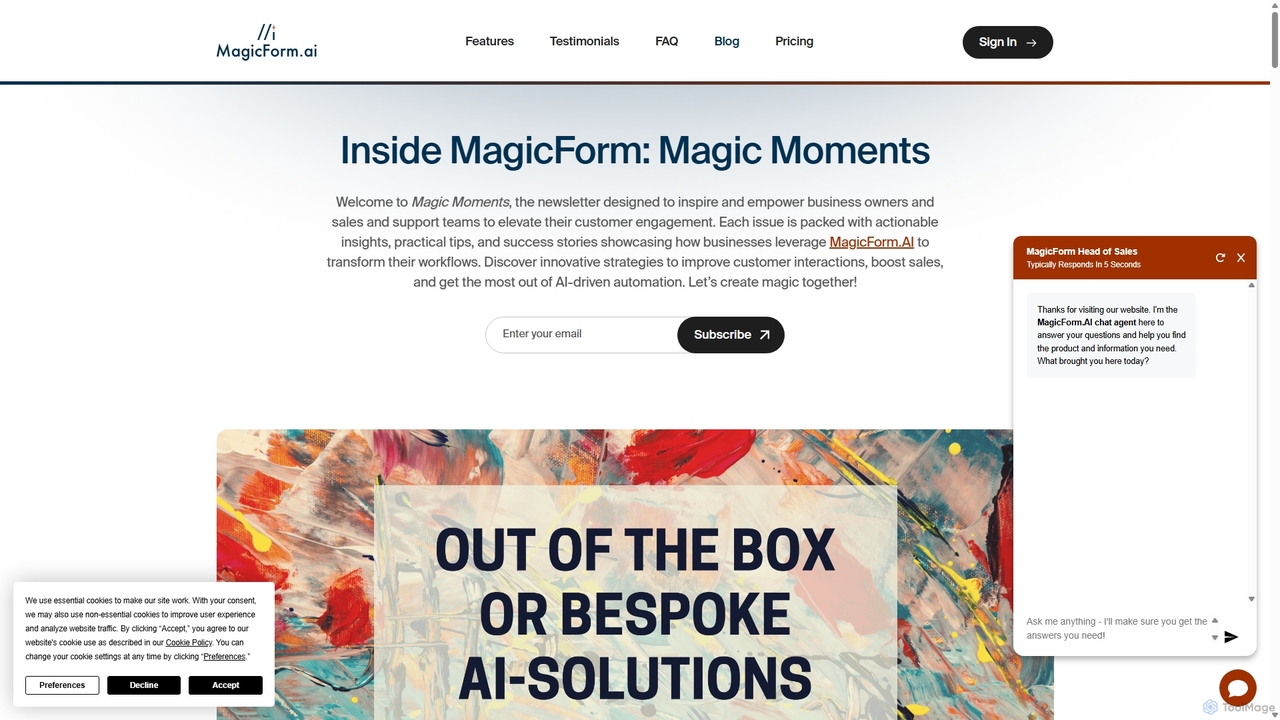 Blog Directory for MagicForm