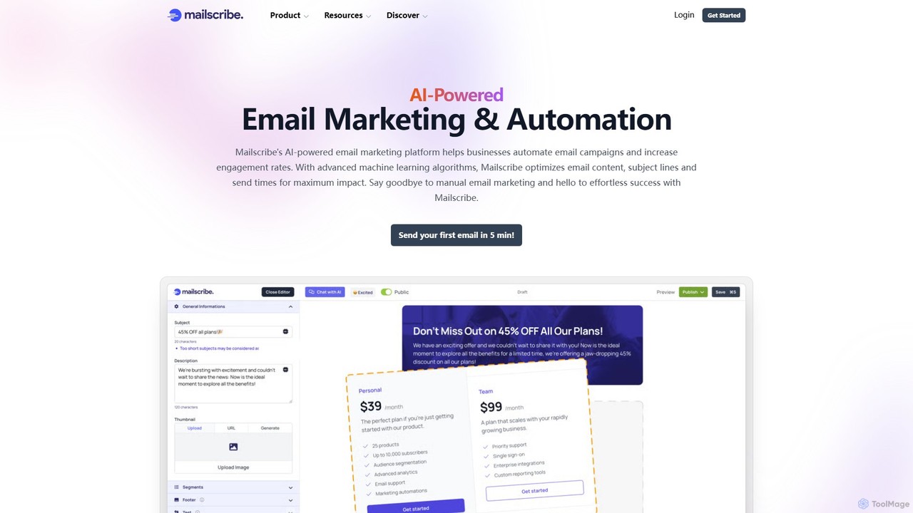 preview for Mailscribe