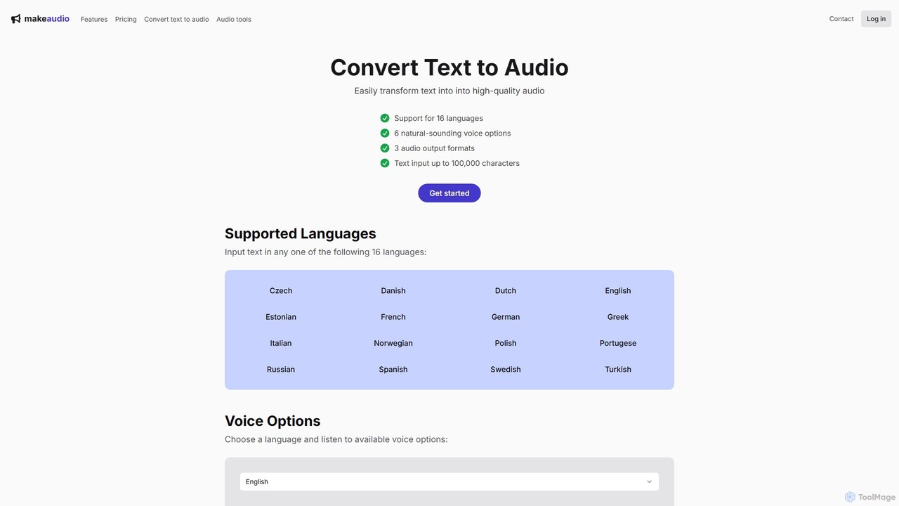 makeaudio.app