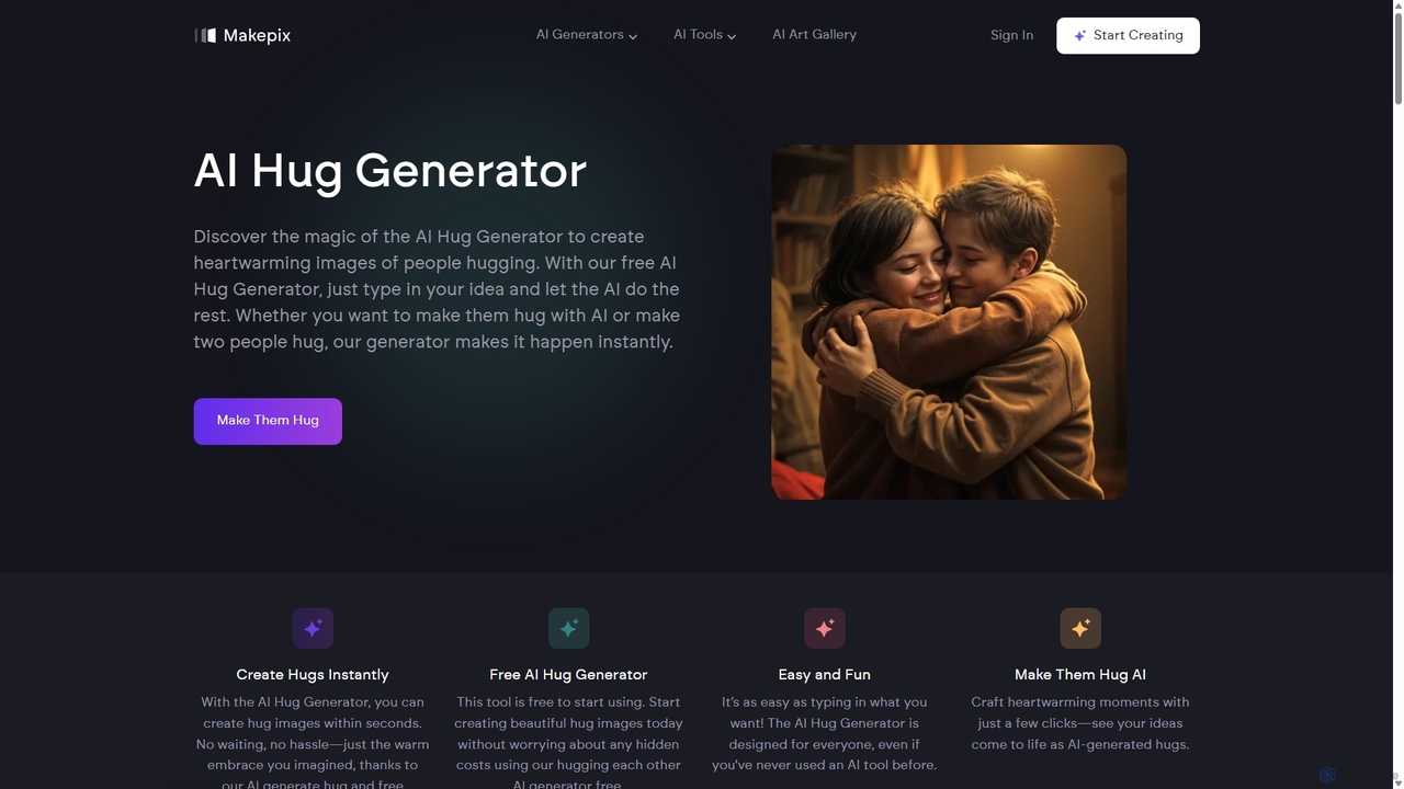 Ai Hug Generator: Create Hugs For Free With Hugging Ai Generator | Makepix for Makepix