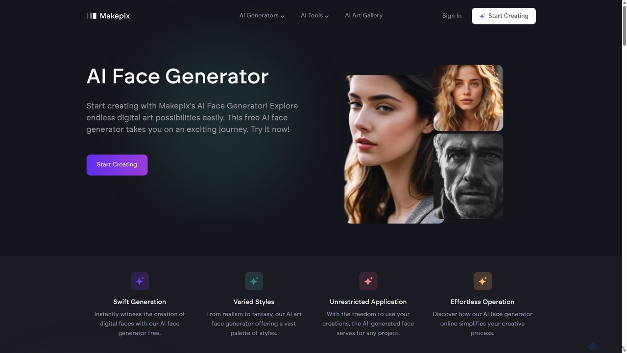 Ai Face Generator - Create Human Faces Using Ai | Makepix for Makepix