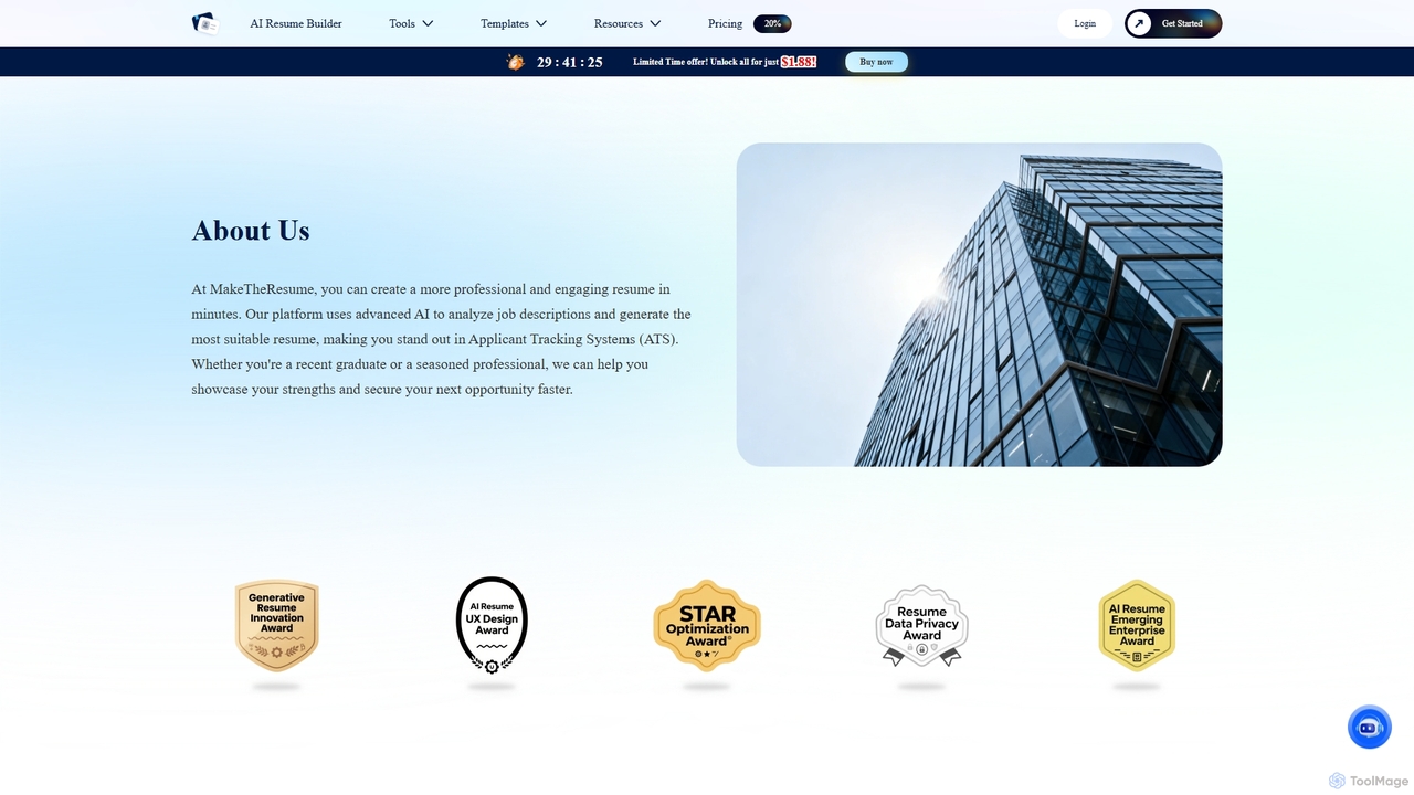 All the information you want to know about MakeTheResume for MakeTheResume