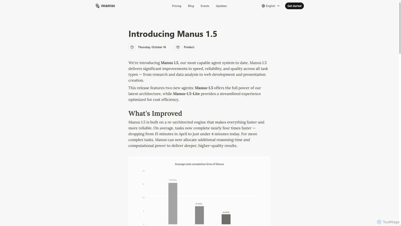 Manus 1.5
