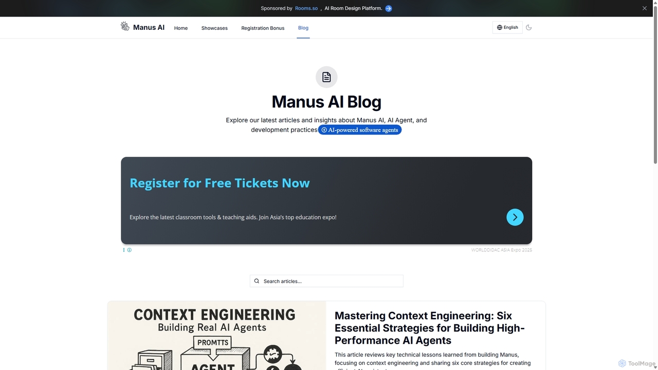 #1 Manus AI Blog for Manus AI