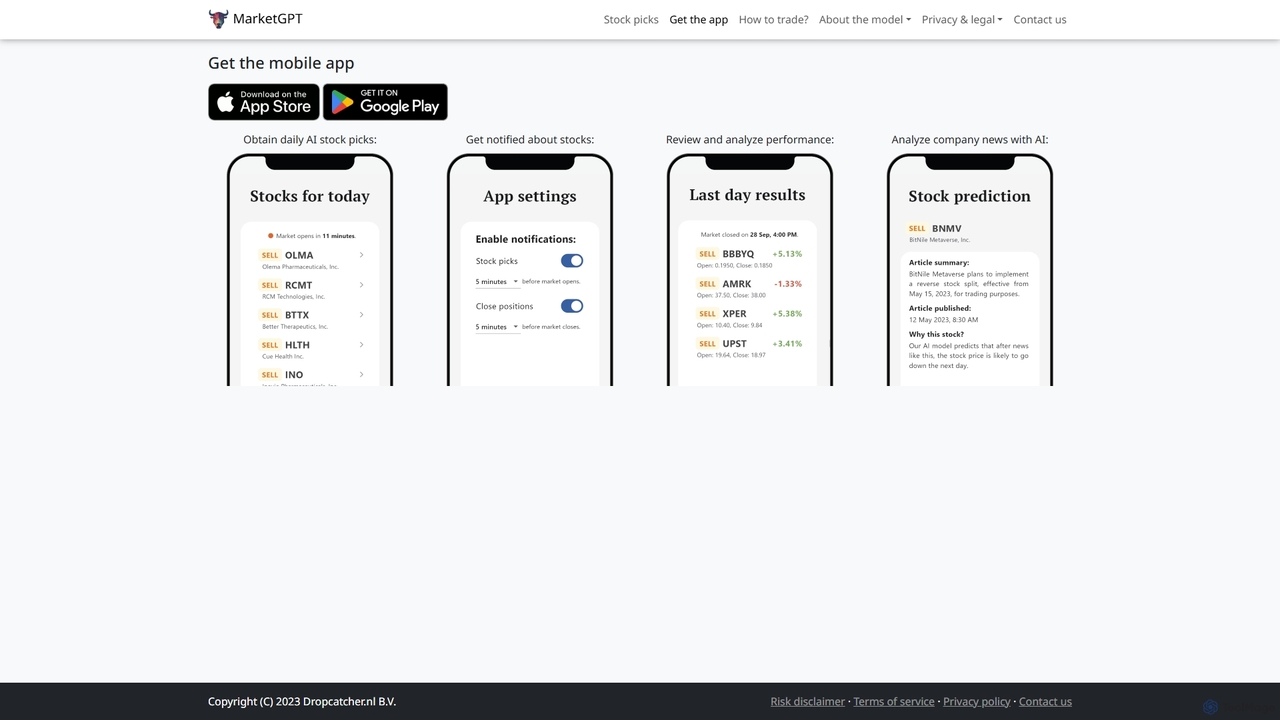 Get the mobile app for MarketGPT