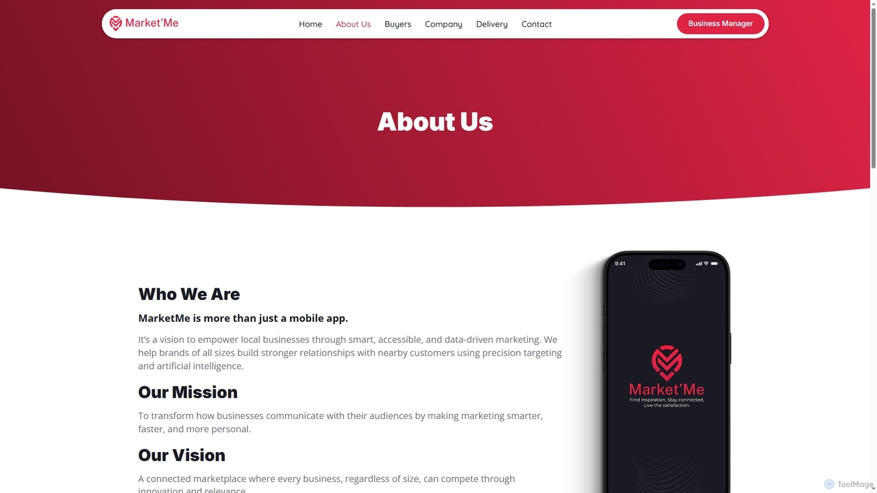 About Us - MarketMe for MarketMe