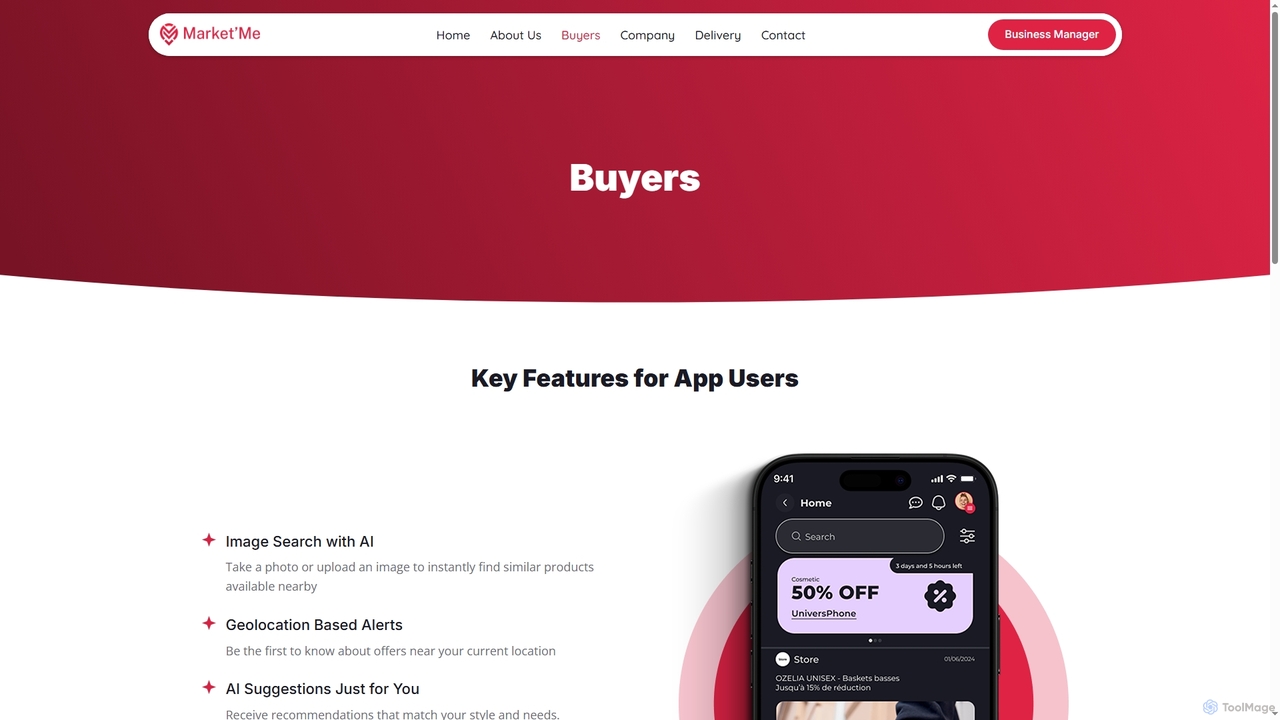 Buyers - MarketMe for MarketMe