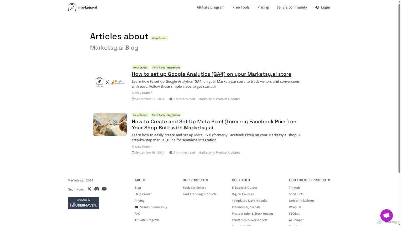 Help Center | Marketsy.ai Blog for marketsy