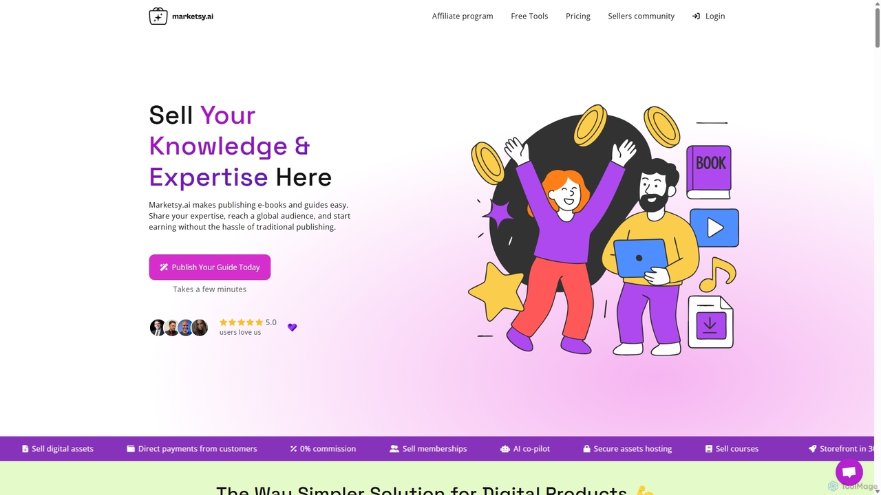 Sell Your E-books & Guides on Marketsy.ai for marketsy