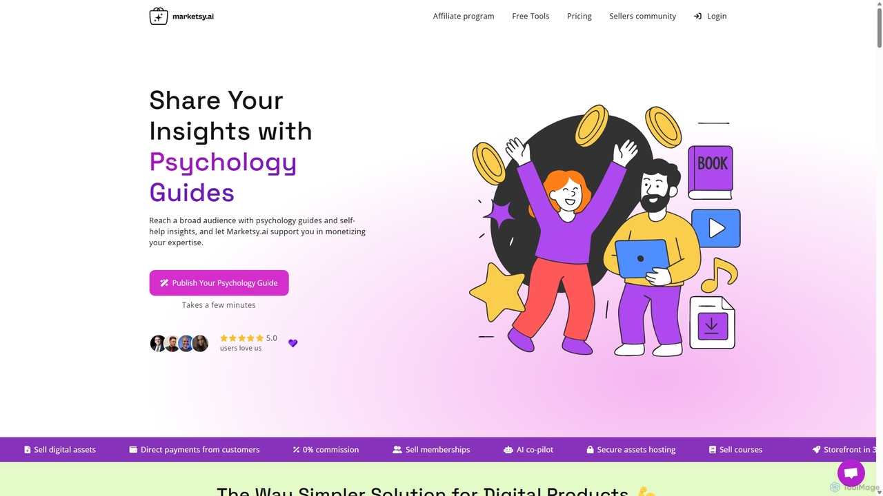 Sell Psychology Guides on Marketsy.ai for marketsy