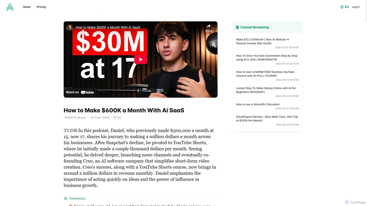 How to Make $600K a Month With Ai SaaS for Math.bot