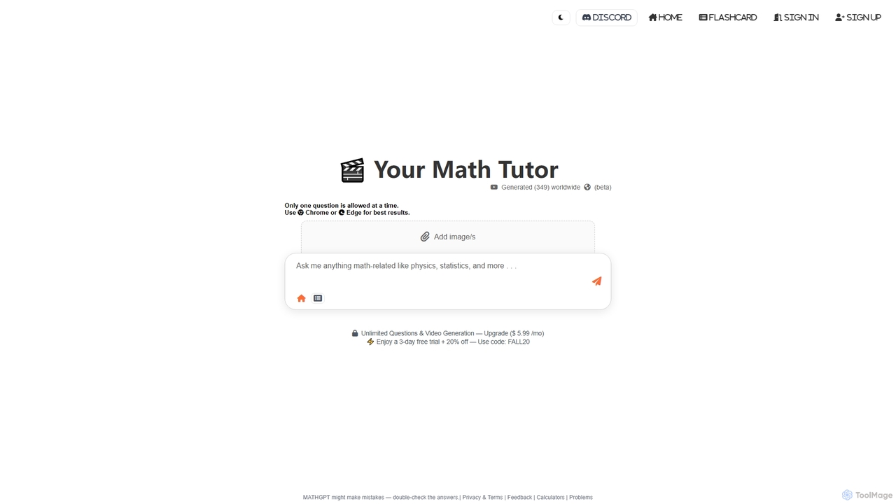 MathGPT | AI Video Generator | Your Tutor for MathGPT