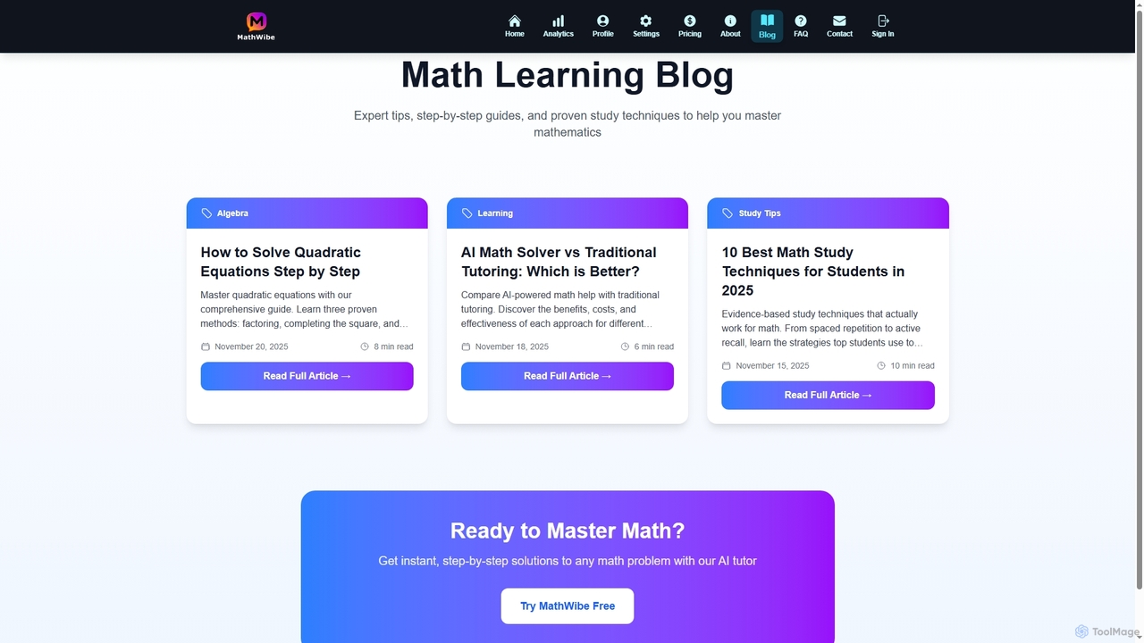 Math Learning Blog | Tips, Guides & Study Techniques for MathWibe