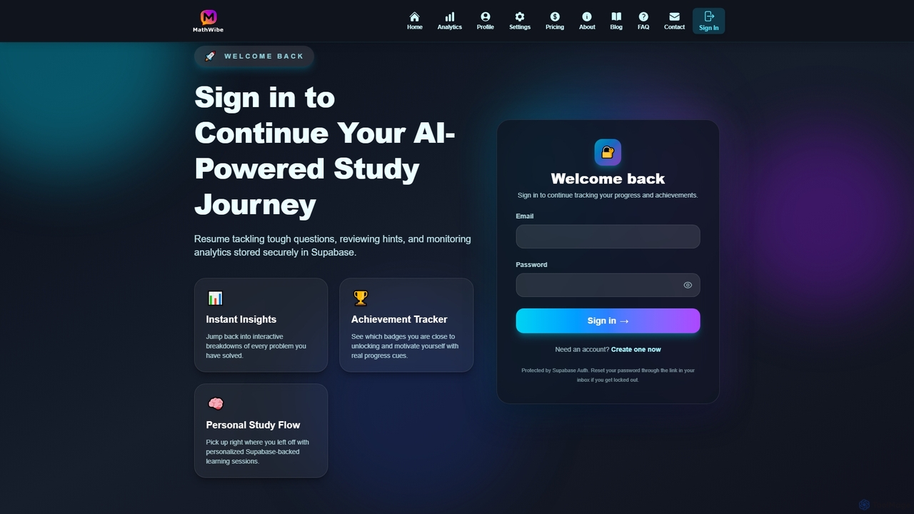 MathWibe - AI-Powered Step-by-Step Math Tutor | Interactive Math Help for MathWibe