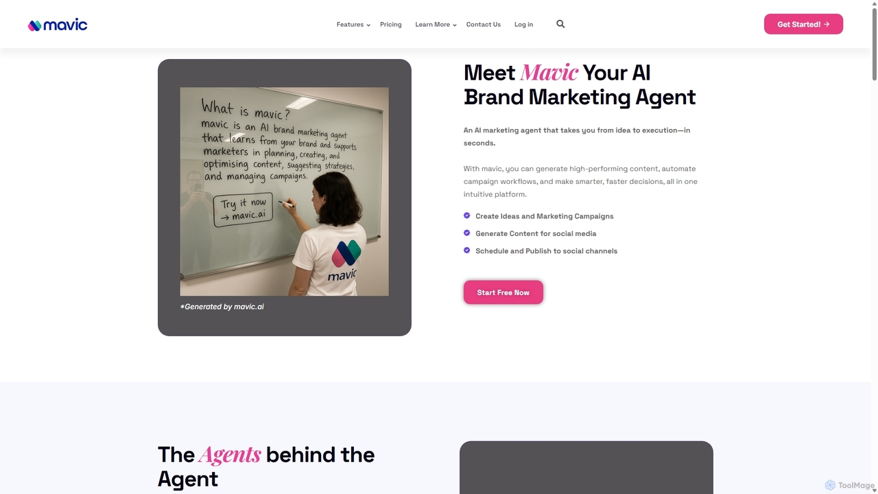 AI Brand Marketing Agent – Powerful Features by Mavic for Mavic