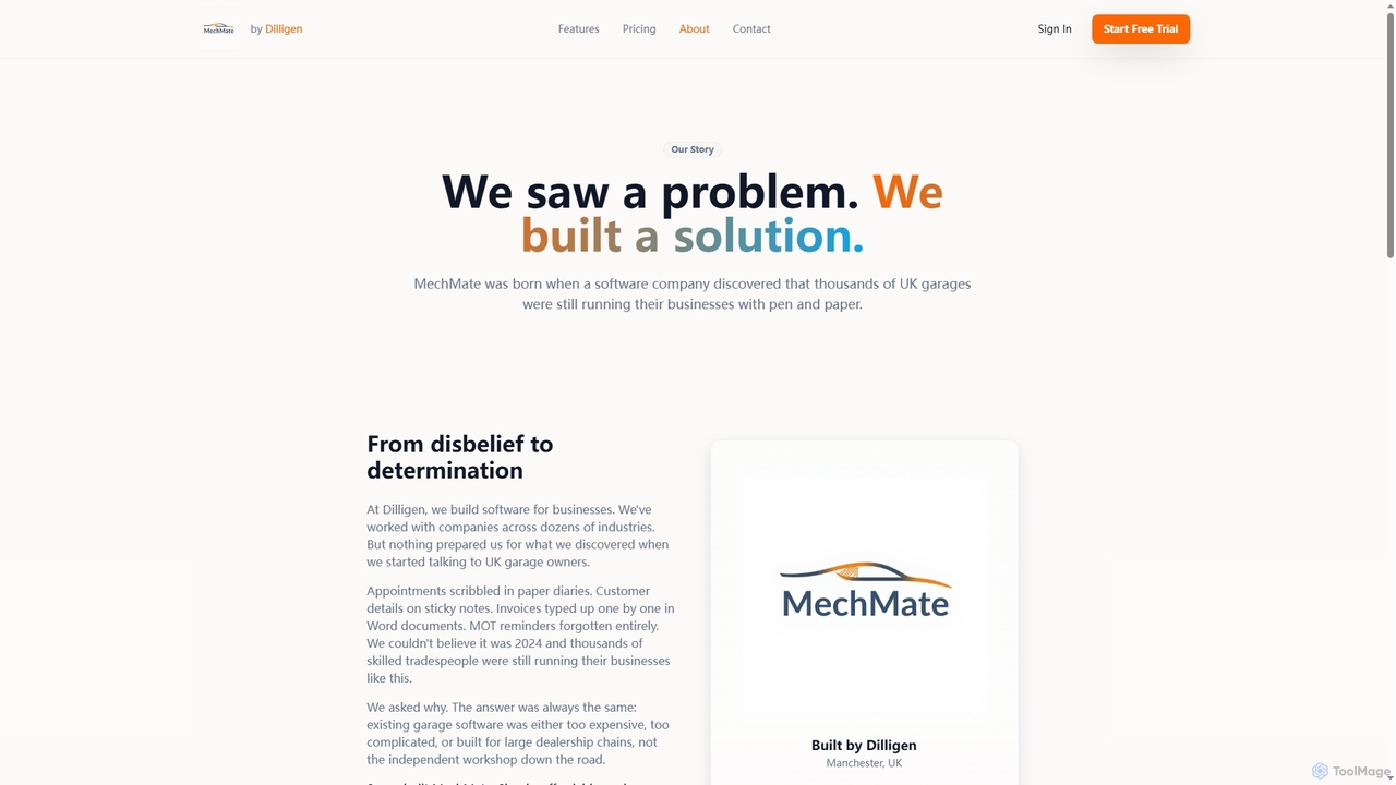 MechMate - Garage Management for UK Mechanics for MechMate