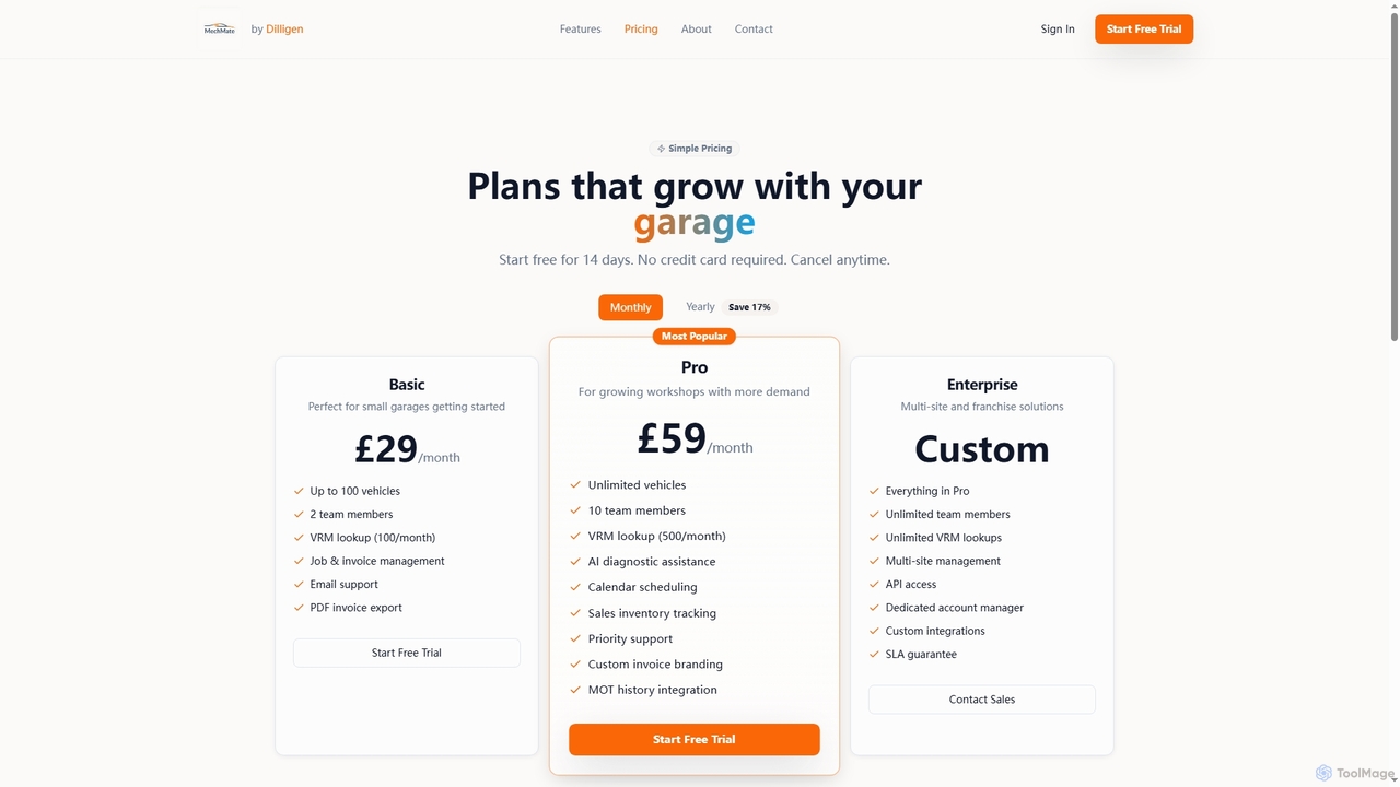 MechMate - Garage Management for UK Mechanics for MechMate