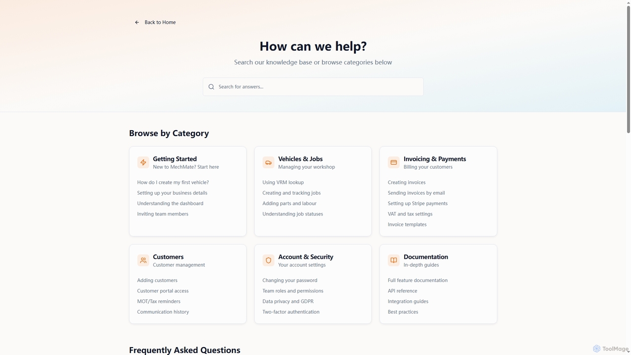 MechMate - Garage Management for UK Mechanics for MechMate