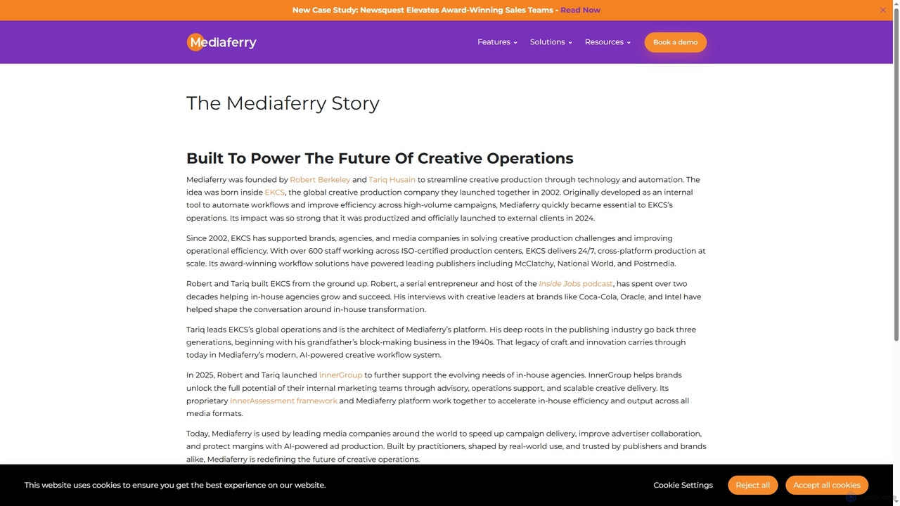 The Mediaferry Story - Mediaferry for Mediaferry