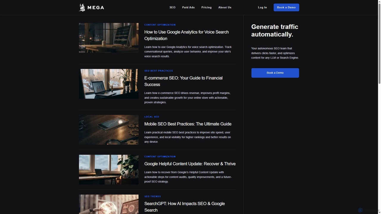 AI SEO & Ads Strategies for Growth | MEGA AI for MEGA