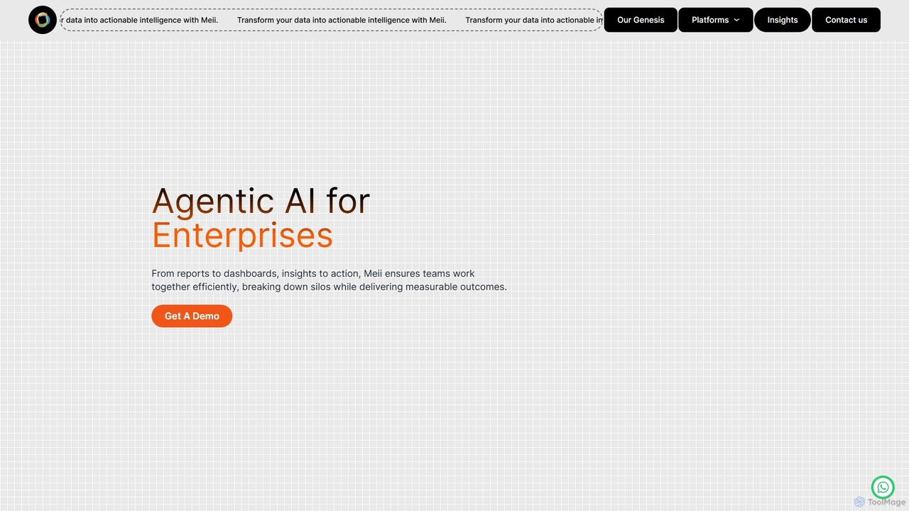 Agentic AI Platform | No-Code AI Model Builder | Potigai AI for Meii