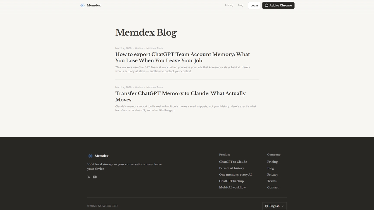 Blog | Memdex for Memdex