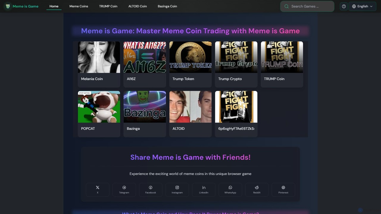 Meme is Game