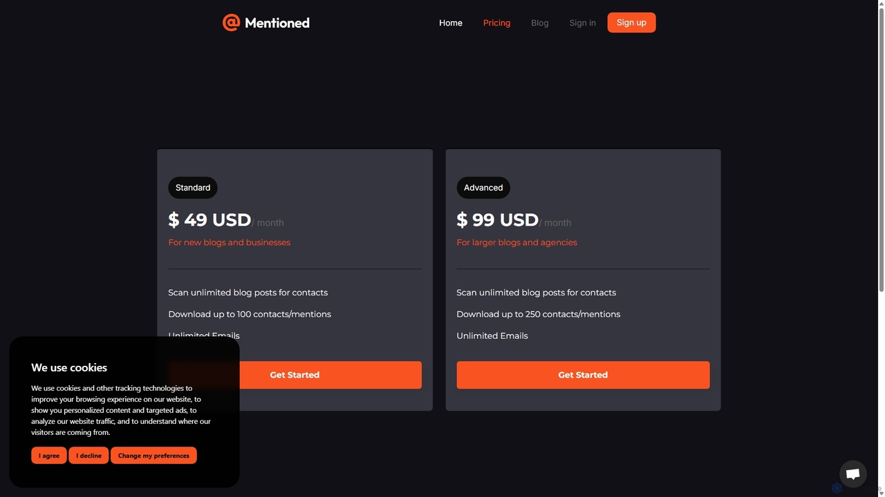 Mentioned - Automating email outreach for your blog for Mentioned