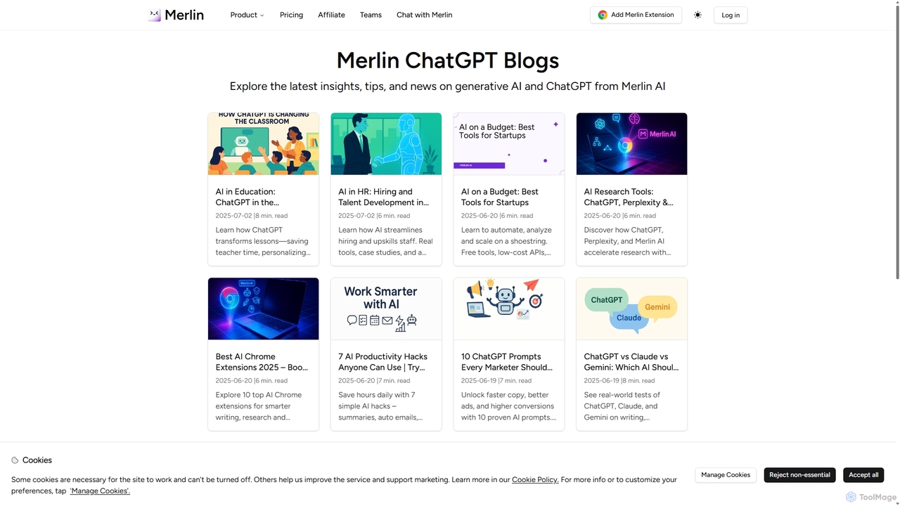 Merlin AI | Blog for Merlin AI