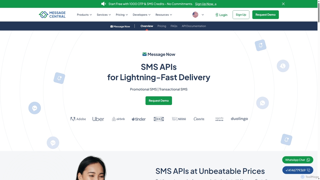 SMS API | Send Bulk SMS with Message Now for MessageCentral