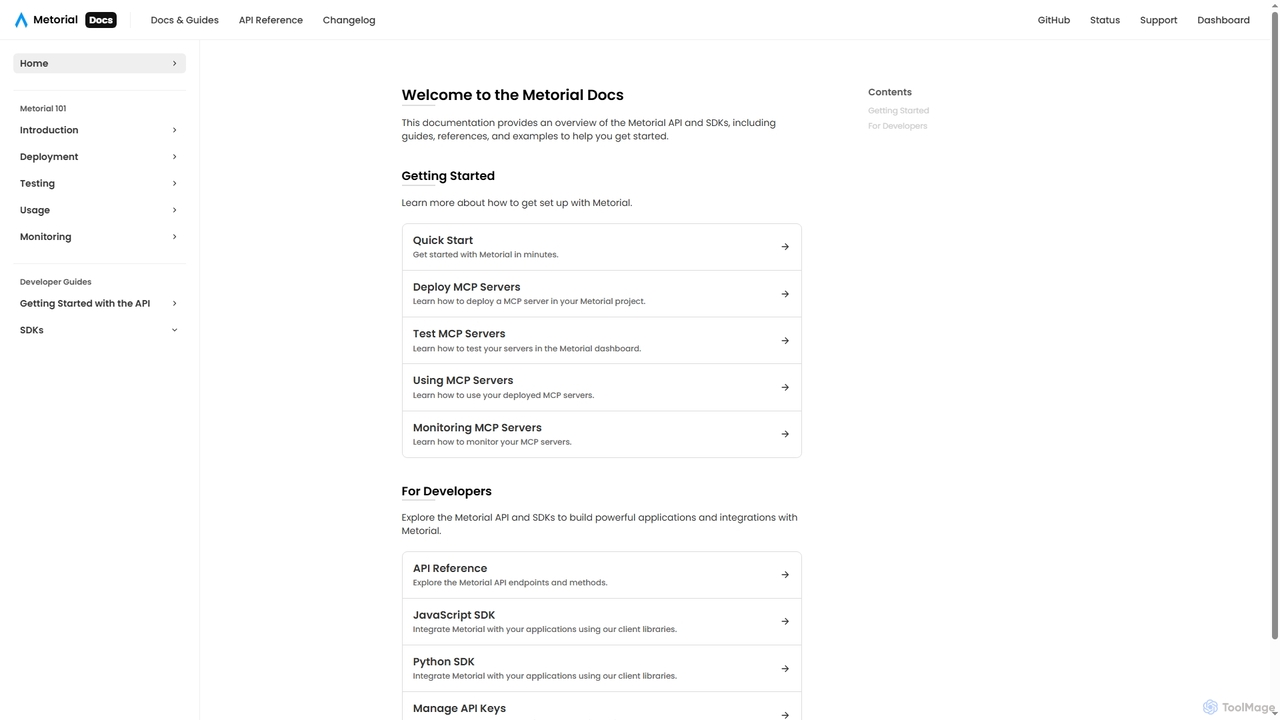 Metorial - Integration Platform for AI for Metorial