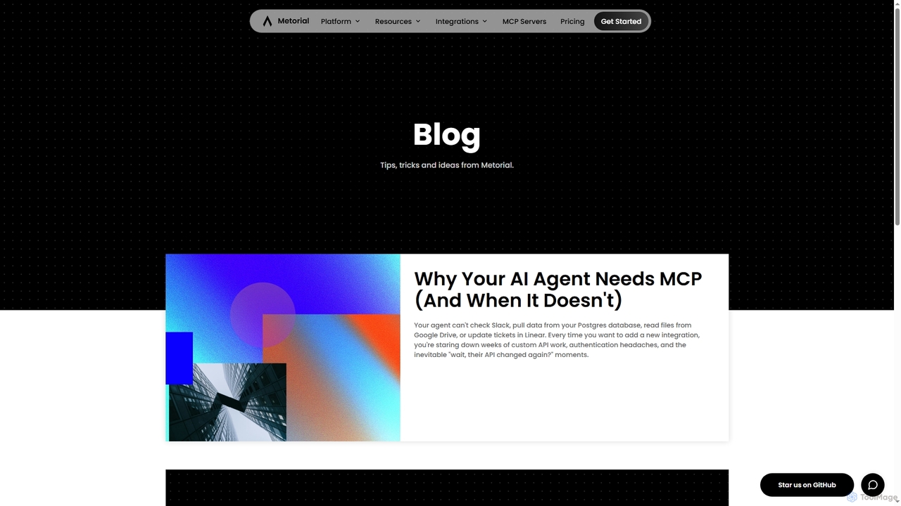 Metorial - Integration Platform for AI for Metorial