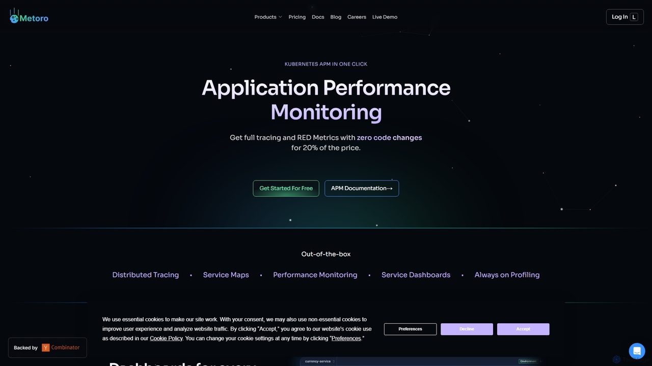 Metoro | Kubernetes APM for Metoro