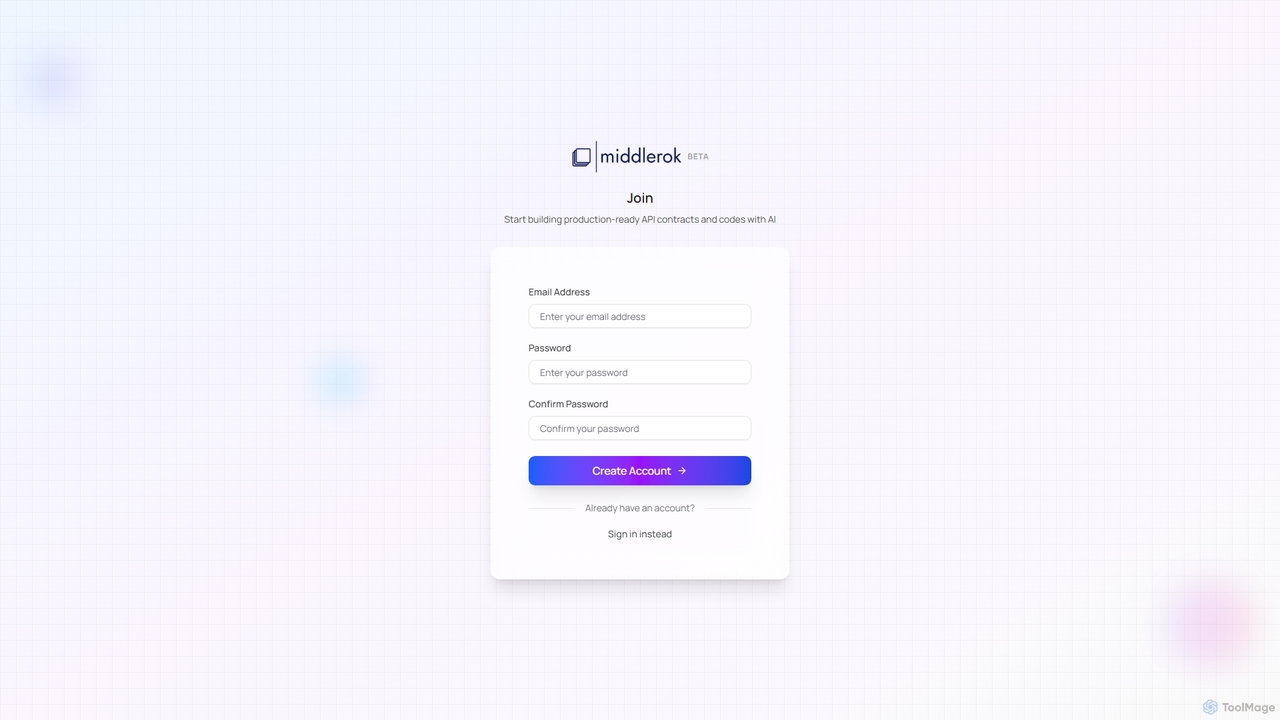 Middlerok - AI Code Generation Platform for Middlerok