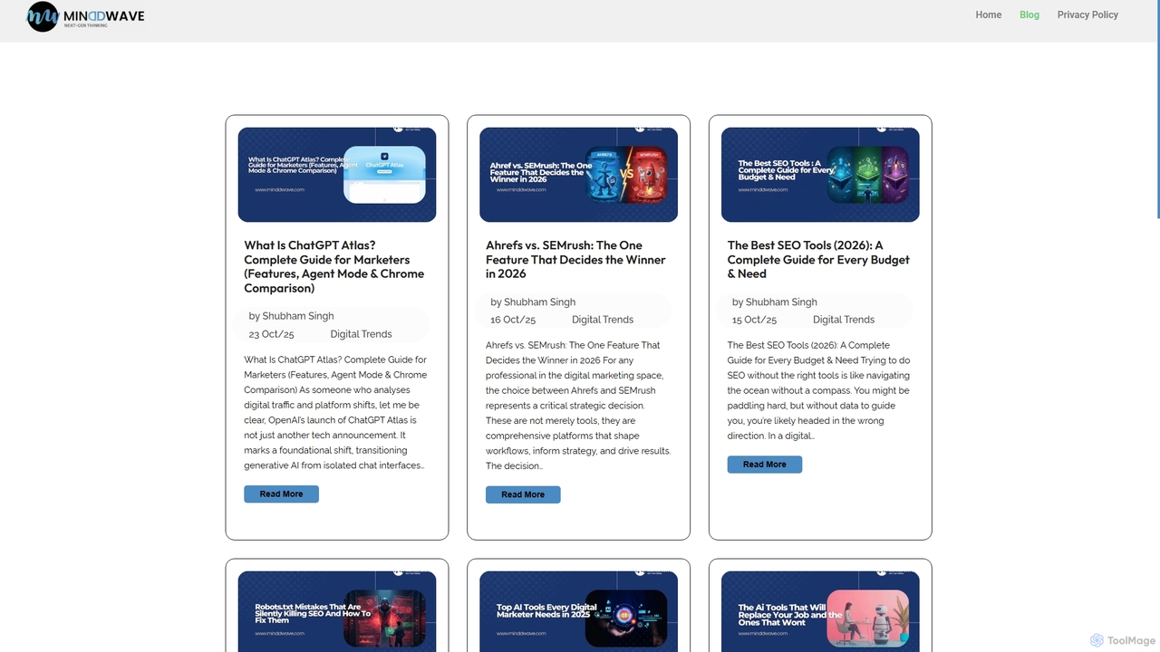 SEO, AI & Digital Marketing Blog | Mindd Wave Digital for Mindd Wave