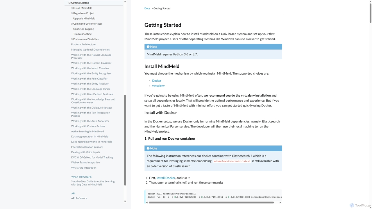 Getting Started — The Conversational AI Playbook 4.5.0 documentation for MindMeld