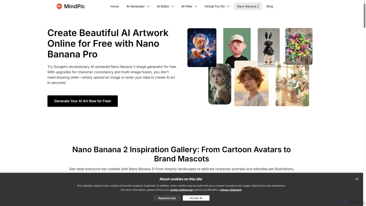 Nano Banana 2 Model: Free Online AI Image Generator & Editor for MindPic