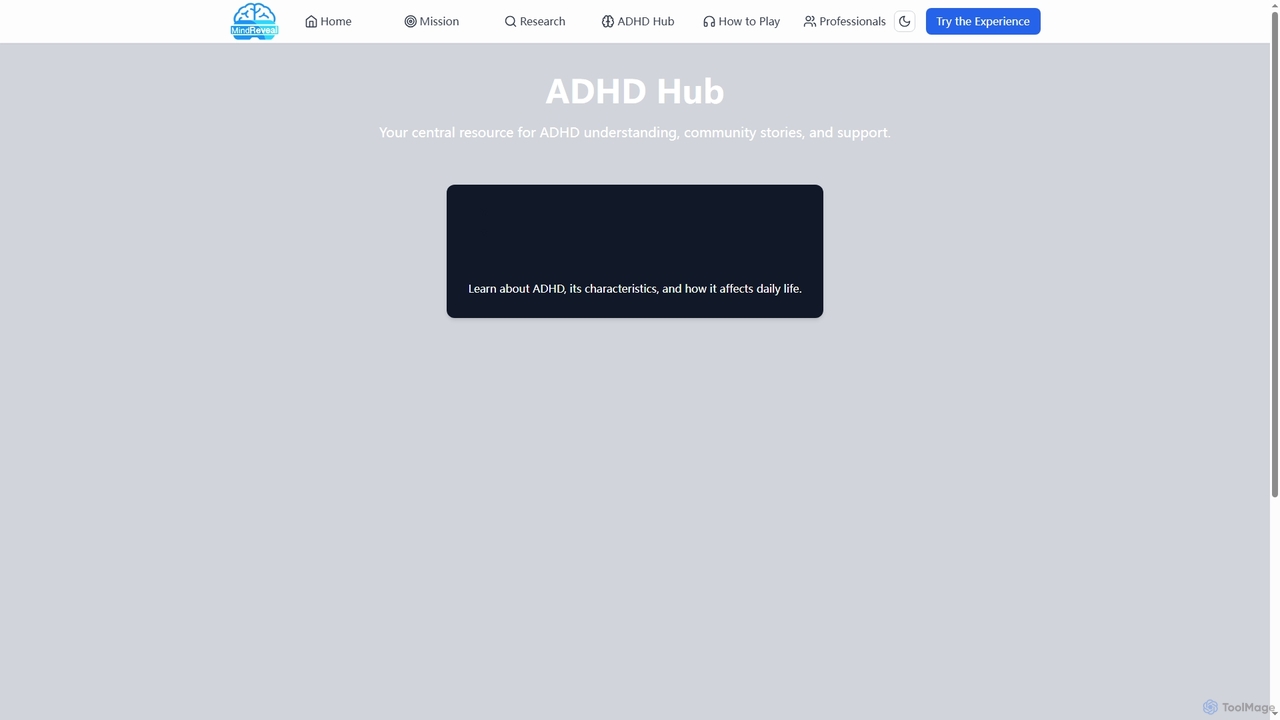 ADHD Hub | Research, Resources & VR Study Updates for Mindreveal