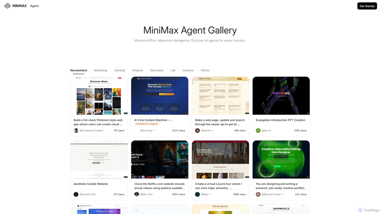 MiniMax Agent: Minimize Effort, Maximize Intelligence for MiniMax Agent