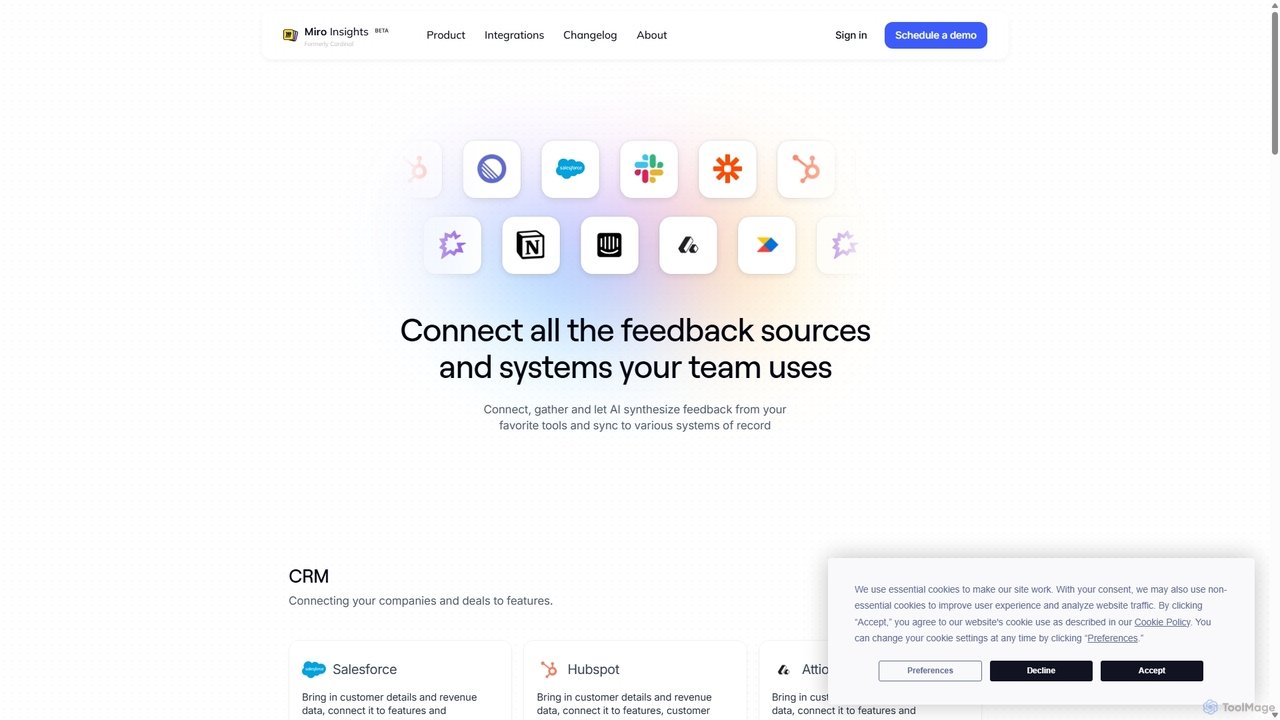 Integrations for Miro Insights