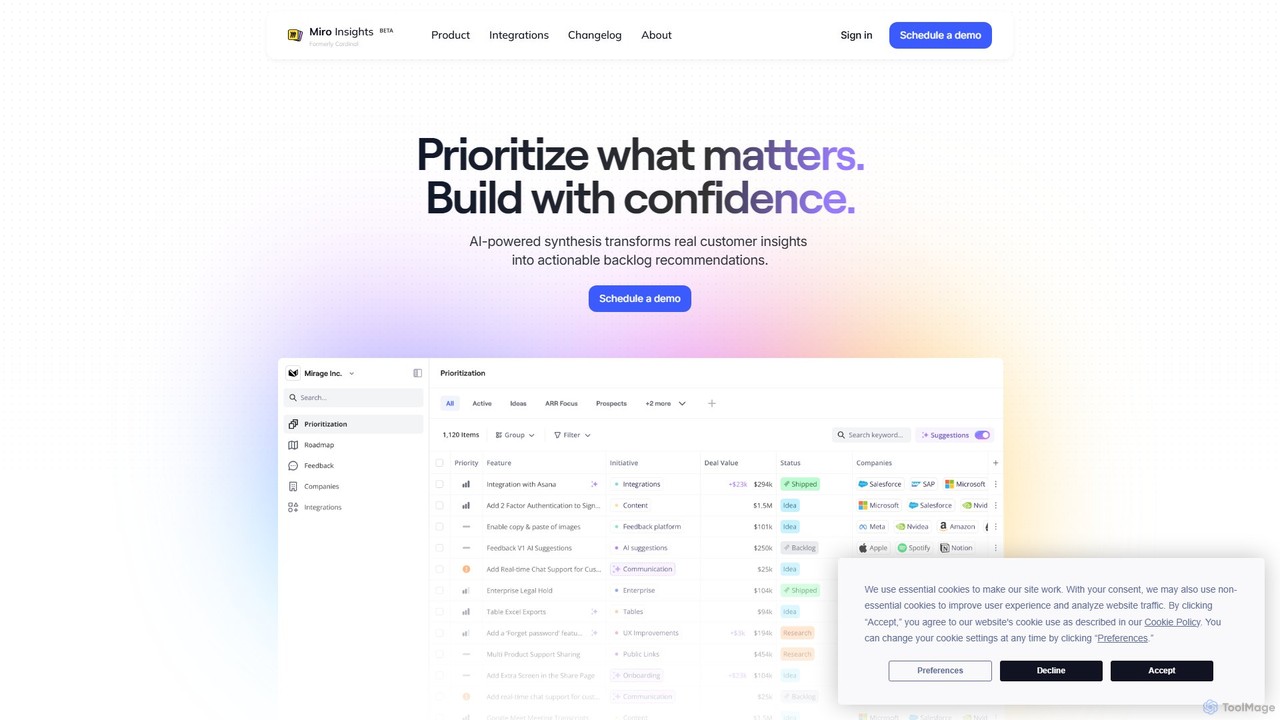 Miro Insights