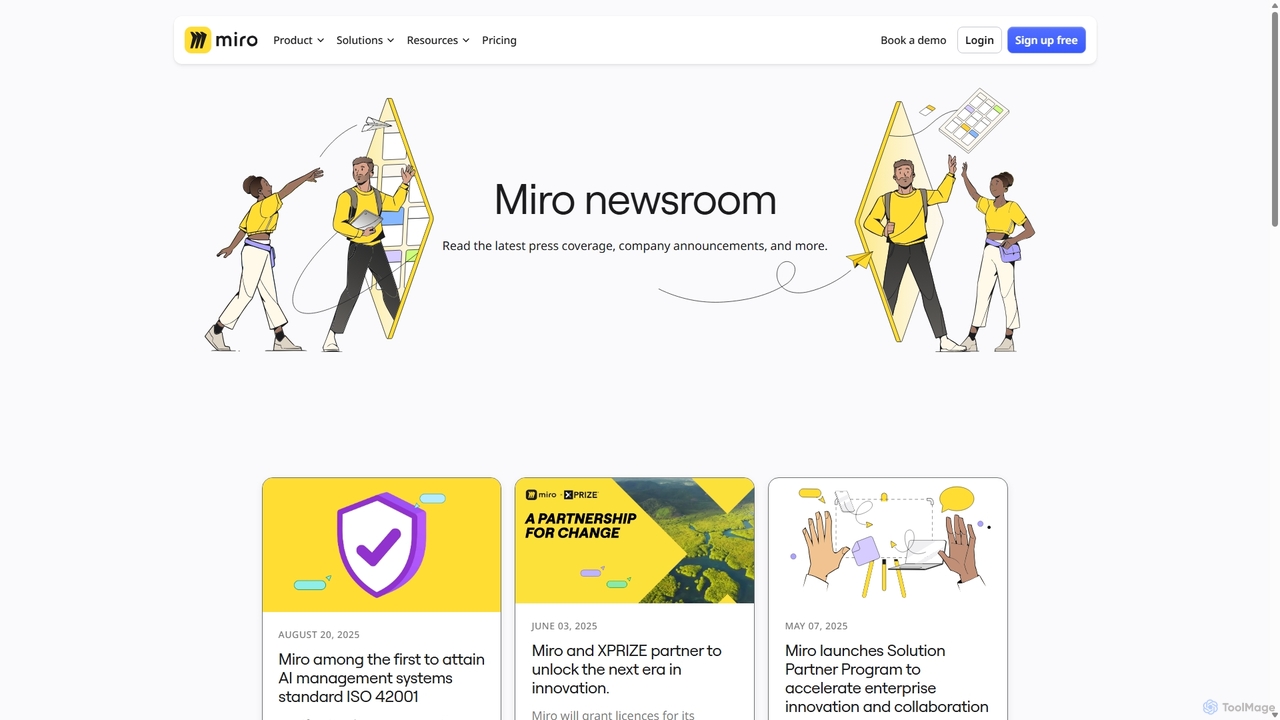 Miro newsroom | Miro for Miro