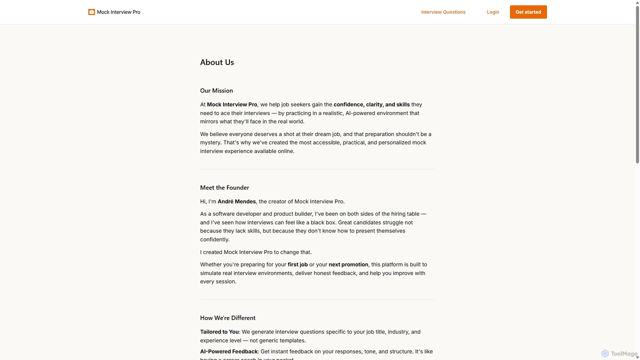About Us - Mock Interview Pro for Mock Interview Pro