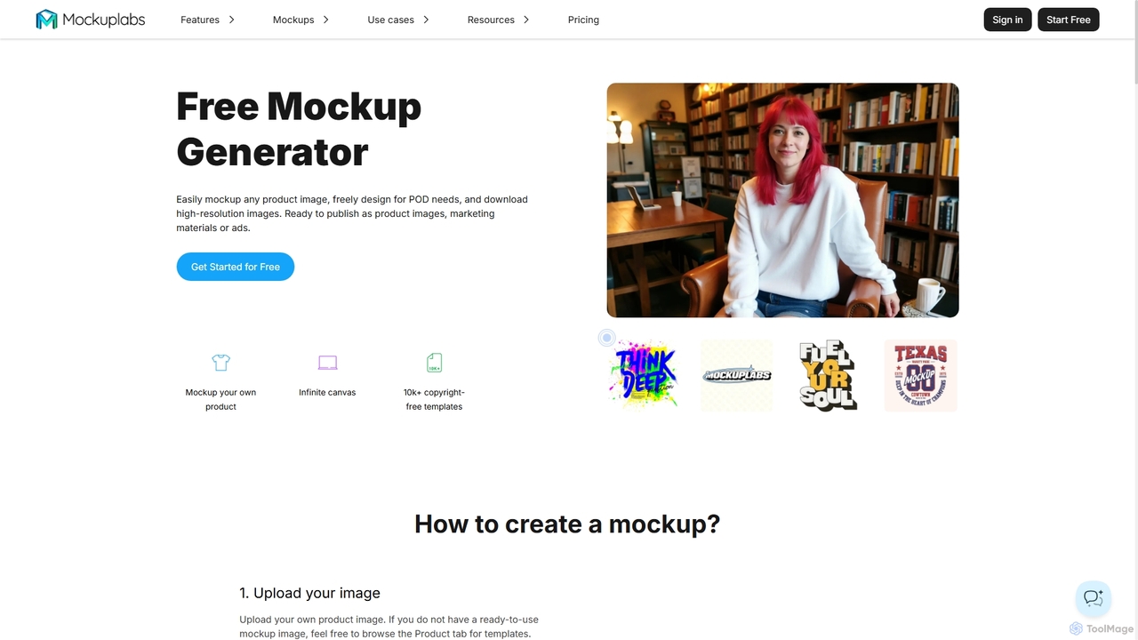 Free AI Mockup Generator - Mockup Any Product for Mockuplabs