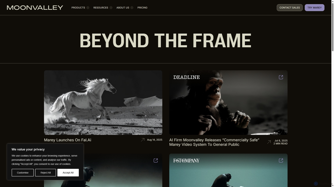 moonvalley - Beyond The Frame for Moonvalley