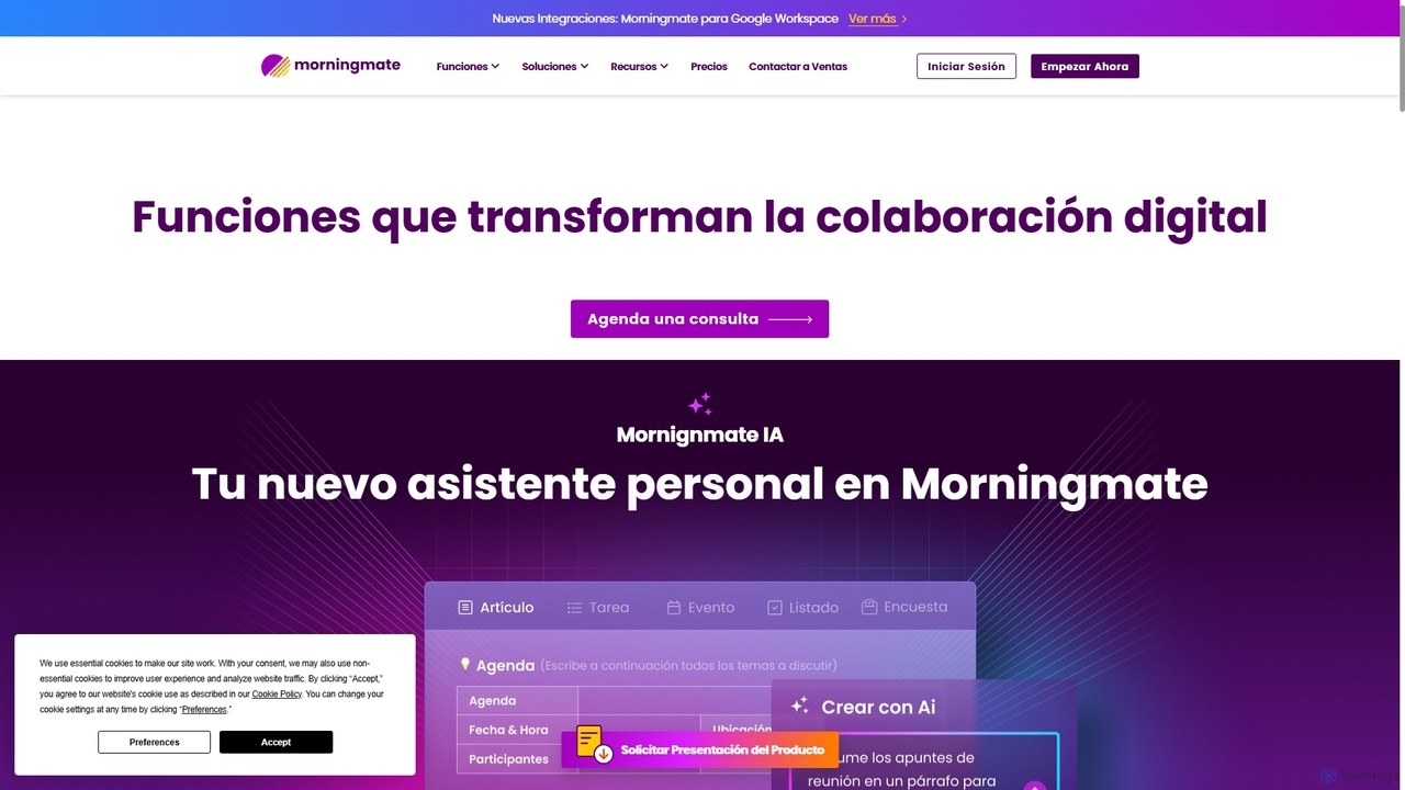 Morningmate | Todas las funciones que impulsan la plataforma de Morningmate for Morningmate
