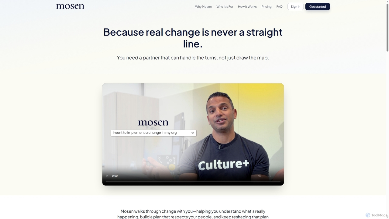 Why Mosen | AI Change Partner for Organizational Transformation for Mosen